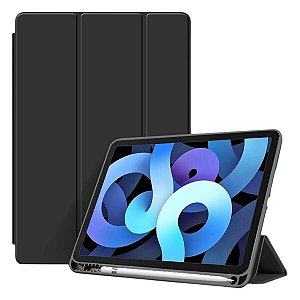 Smart Case para iPad com Suporte para Caneta - Preto