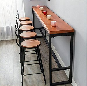 Aparador com Banquetas - Compacto, Moderno e Ideal para Espaços Pequenos