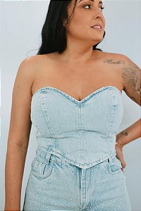 Cropped Jeans Lav.Clara Dama