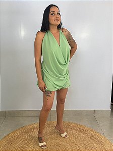 Conjunto Chiffon Verde Nubia