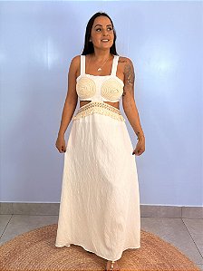 Vestido Branco Maresia