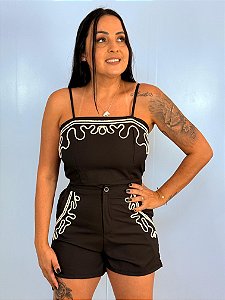 Conjunto Marrante Preto Maihe
