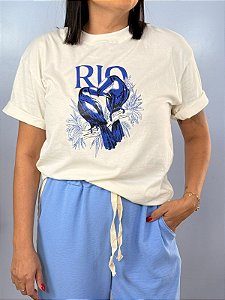 Tee Rio Arara Azul