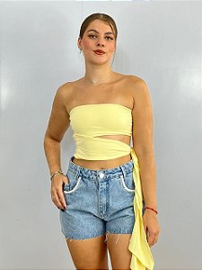 Cropped Poliamida Natasha Manteiga