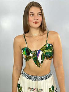Cropped Bikini Verde\Off Valentina
