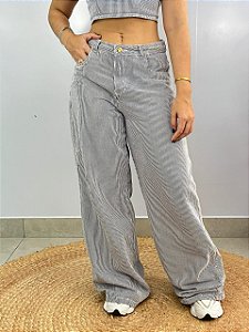 Calça Jeans Listrada