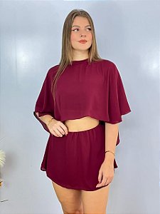 Conjunto Vinho Luiza