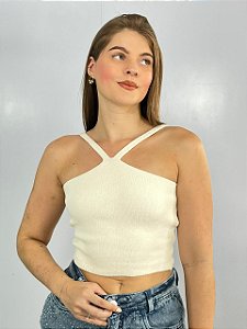 Cropped Tricot Modal Off Mary