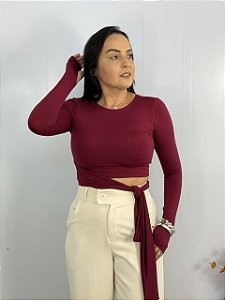 Cropped Poliamida Naila Vinho
