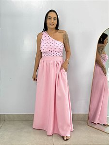 Saia Longa Marrante Bela Rosa