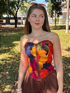 Corset Laranja Valentina