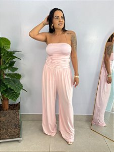 Macacão Poliamida Jessie Rosa