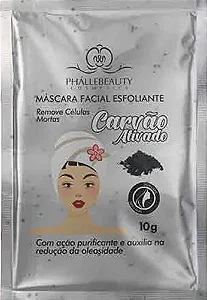 Máscara Facial Esfoliante carvão Ativado Sachê