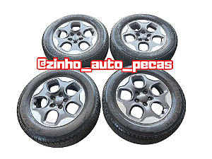 Jogo de rodas e pneus jeep renegade aro 16