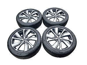 Jogo de rodas e pneus volvo xc40 t5 aro 20 2020