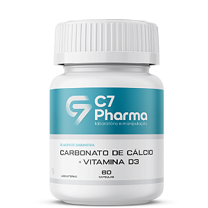 Carbonato De Cálcio 1200mg + Vitamina D3 1.000ui