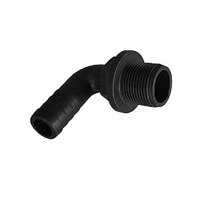Conexão Curva 90 Nível e Retorno (Mang. 3/4" x Rosca 3/4") Plástico