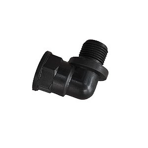 Conexão Cotovelo 90° M - F 1/2" BSP Plástico