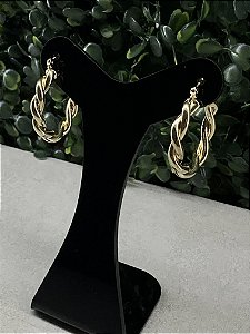 Argola Torcida Dois Fios