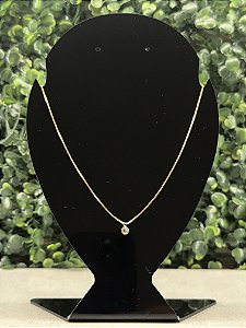 Colar Ponto de Luz em Zircônia Pequeno