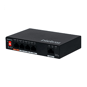 Switch 5 Portas 10/100 Com 4 Portas Poe+ Sf 500 Hi-Poe N