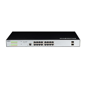 Switch 16 Portas 10/100/1000 Poe + 2 Sfp Sg 1602 Poe Max