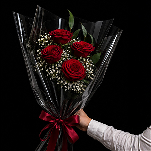 Buquê Quarteto de Rosas