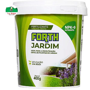 Forth Jardim NPK + Micronutrientes. Adubo Granulado para Plantas e Gramados - Balde 400g