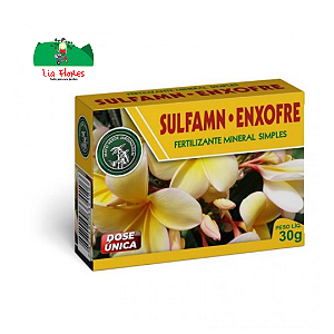 Sulfamn Enxofre 30g Fertilizante mato verde