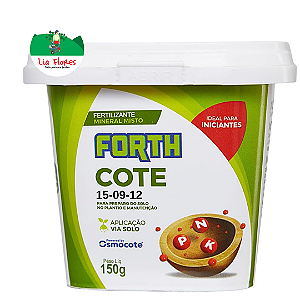 Fertilizante Forth COTE Classic 150g - Osmocote Liberação Lenta 15-09-12
