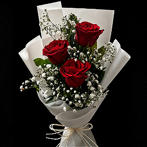 Buquê Tríade de Rosas