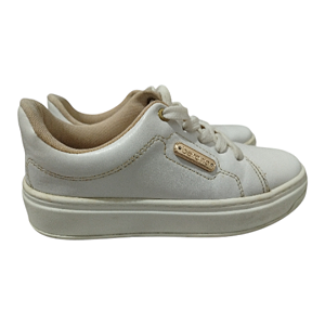 Tênis Branco Casual Plataforma Baixa (Beira Rio)-Tamanho 35