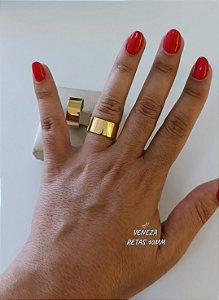 Par de Alianças Retas 10mm