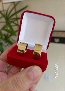 Par de Alianças Retas 10mm