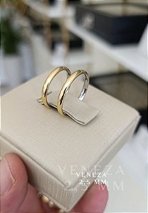 Par de Alianças 2,5mm