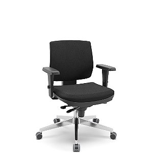 CADEIRA EXECUTIVA SOFT PRETA - PLAXMETAL