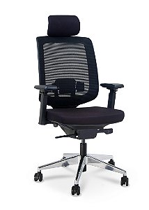 CADEIRA CAVALETTI C3 PRESIDENTE GIRATÓRIA - BASE EM ALUMINIO