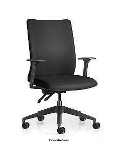 CADEIRA GIRATÓRIO ADDIT PRETA PARA ESCRITÓRIO