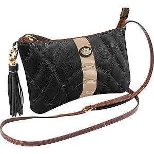 BOLSA LE PETIT COSTURADA 100% COURO LEGÍTIMO - CÓD. 1010FL