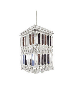 PENDENTE CRISTAL RETANGULAR