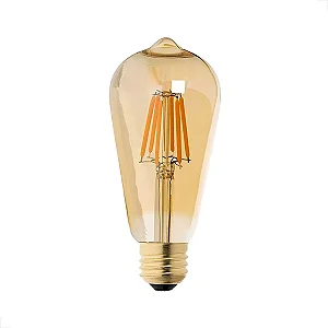 LÂMPADA RETRO PERA ST64 E27 AMBÂR 4W - AVANT