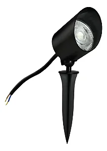 ESPETO ABS 7W 3000K PRETO - GAYA