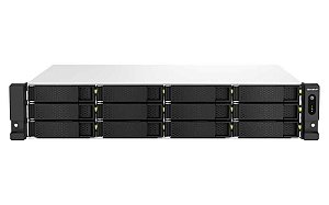 TS-1264U-RP Qnap - Storage NAS 12 Baias p/ HDD SATA
