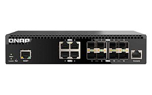 QSW-M3212R-8S4T Qnap - Switch Gerenciável de 12x portas SFP+ RJ45