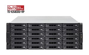 Qnap TS-h2483XU-RP - Storage NAS ZFS 24 Bay p/ HDD SATA