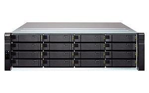 ES1640dc Qnap - Storage NAS Rackmount 16 baias p/ discos SAS