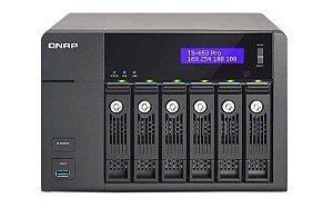 TS-653 Pro Qnap - Storage NAS 6 Baias p/ HDD SATA