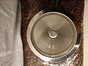 Coador de café de aço inox