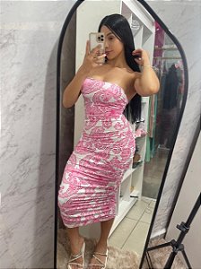 Vestido Grécia Rosa