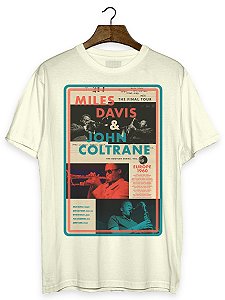 Camiseta Miles Davis & John Coltrane Final Tour